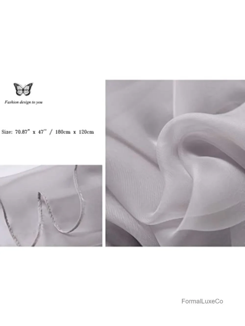 Solid Color Silk Feeling Scarf Wrap Long Lightweight Shawl